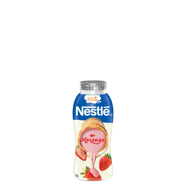Iogurte sabor Morango Nestlé Garrafa 170ml