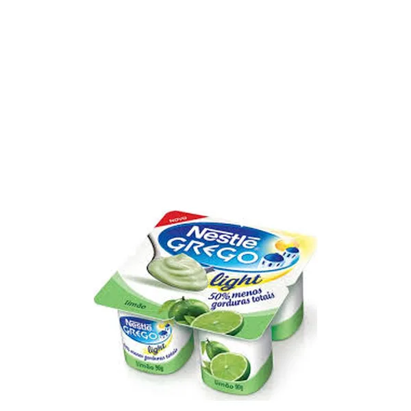 Iogurte Light Grego sabor Limão Nestlé Bandeja 360gr