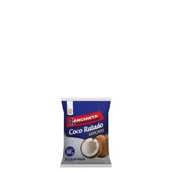 Coco Ralado Adoçado Anchieta Pacote 100gr