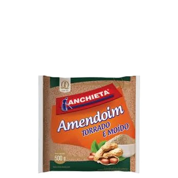 Amendoim Torrado Moído Anchieta Pacote 500gr