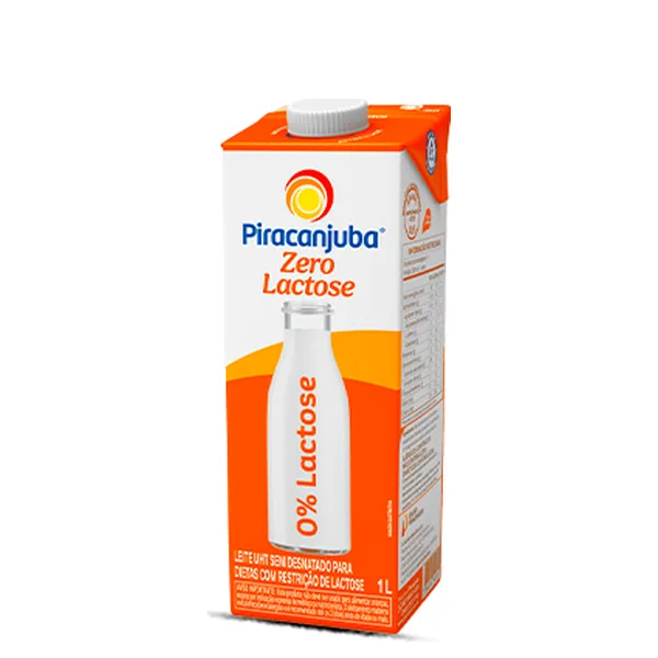 Leite Piracanjuba Semidesnatado Zero Lactose 1L