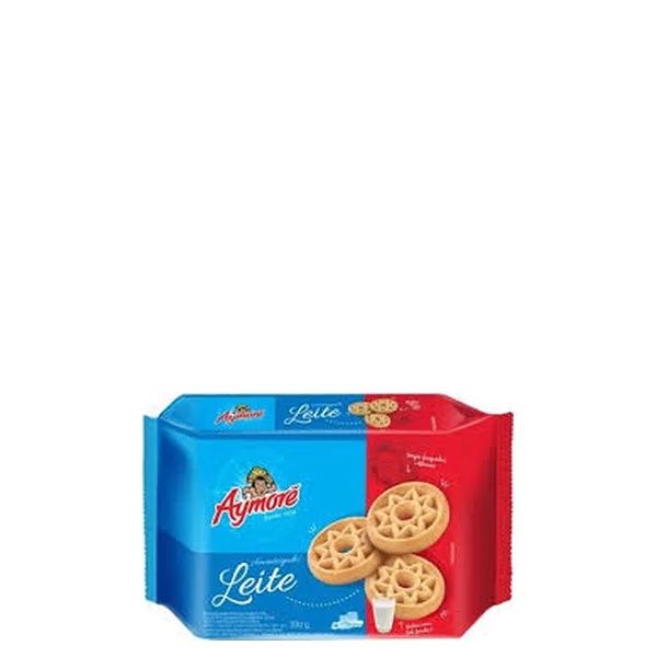 Biscoito Amanteigado ao Leite Aymoré Pacote 330gr