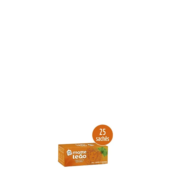 Chá Matte Leão Natural com 25 Sachês 40gr