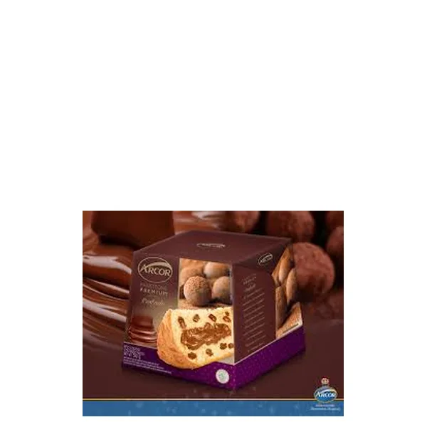 Panettone Recheado sabor Chocolate Trufado Premium Arcor 530gr