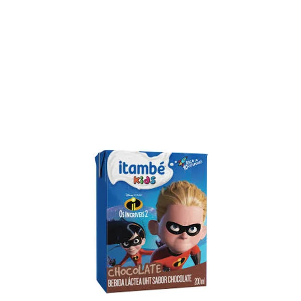 Bebida Láctea sabor Chocolate Itambezinho Tetra Park 200ml
