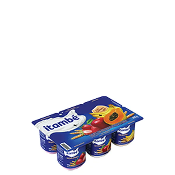 Iogurte Polpa de Frutas e Cereais Itambé Bandeja 540gr