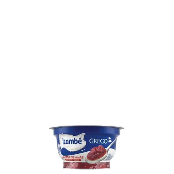 Iogurte Bi Camada Grego sabor Goiaba com Queijo Itambé Pote 100gr