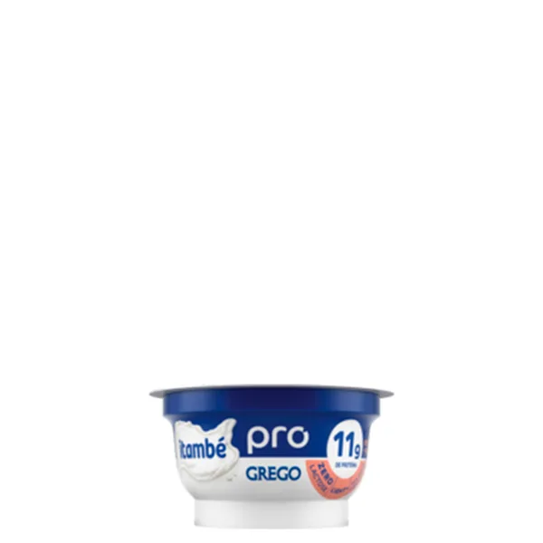 Iogurte Grego Pro Light sabor Morango e Banana Itambé Pote 120gr