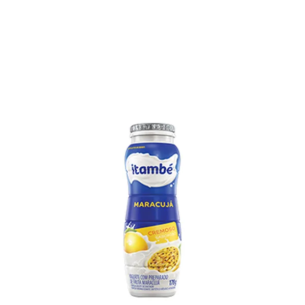 Iogurte sabor Maracujá Itambé Garrafa 170gr