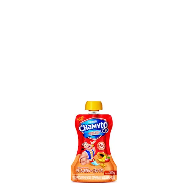 Iogurte Chamyto Go sabor Vitamina de Frutas Nestlé 100gr