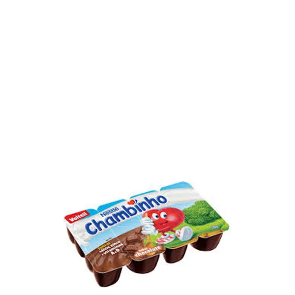Queijo Petit Suisse Chambinho Chocolate Nestlé Bandeja 320gr