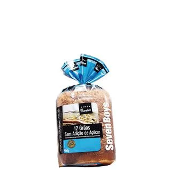 Pão de Forma sem Adição de Açúcar Seven Boys 500gr