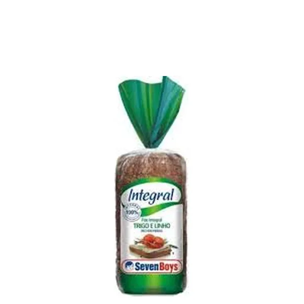 Pão de Forma Integral com Trigo e Linho Seven Boys 450gr