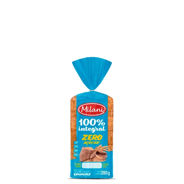 Pão Integral Zero Açúcar Milani 380g