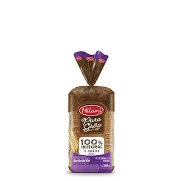 Pão de Forma Puro Grão 12 Grãos Milani 450gr