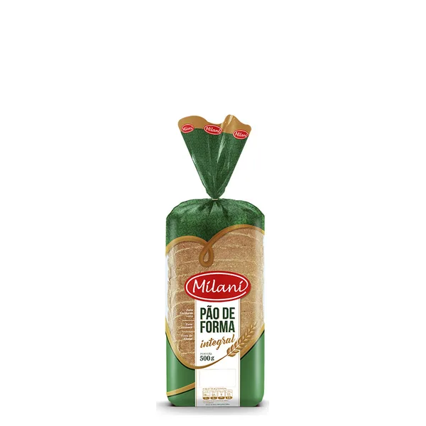 Pão de Forma Integral Milani 450gr