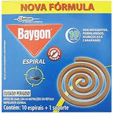 Inseticida em Espiral Repelente Baygon com 10 unidades