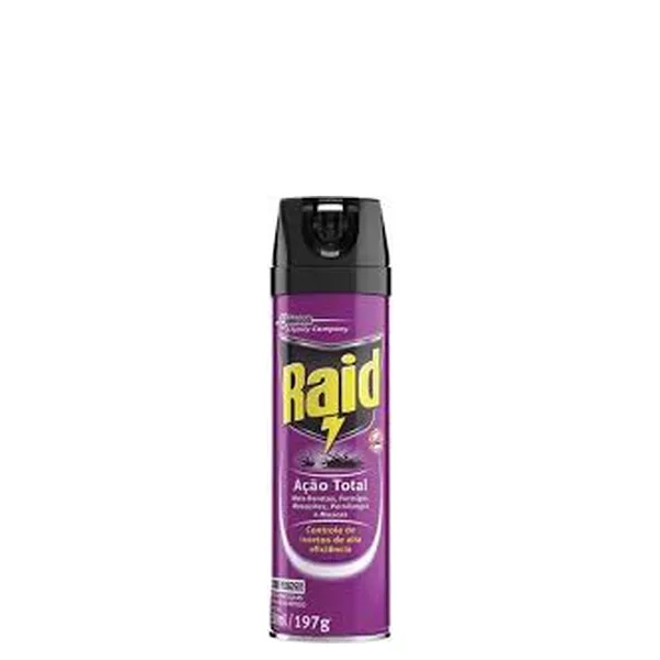 Inseticida Aerosol Ação Total Raid 285ml