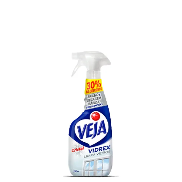Limpa Vidro Vidrex Cristal Veja Spray 500ml