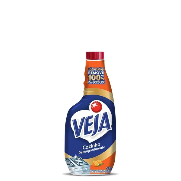 Limpador Multiuso Desengordurante Laranja Refil Veja 500ml