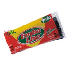 Saco para Lixo Embala Lixo Rolo 100 metros com 18 unidades