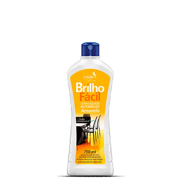 Cera Líquida Amarela Brilho Fácil 750ml