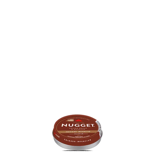 Cera para Sapato em Pasta Nugget Marrom 36gr