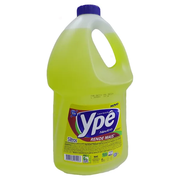 Detergente Líquido Neutro Ypê 5L