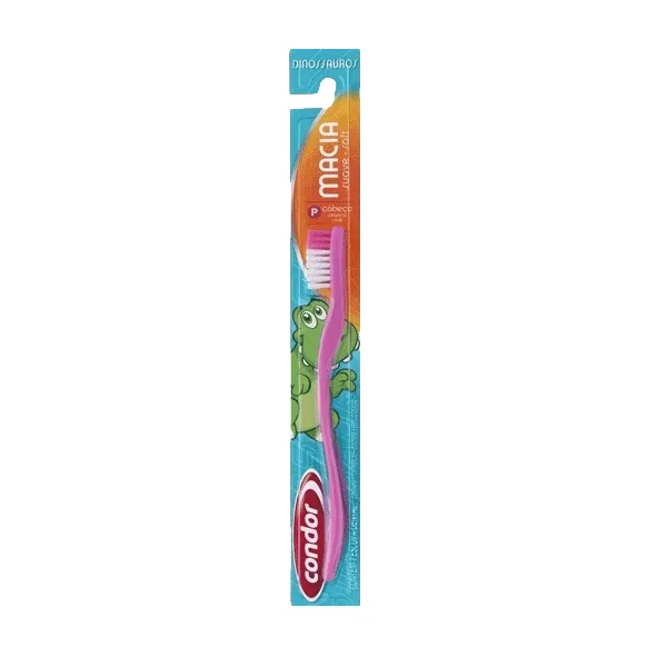 Escova Dental Infantil Macia Dinossauro Condor Unidade