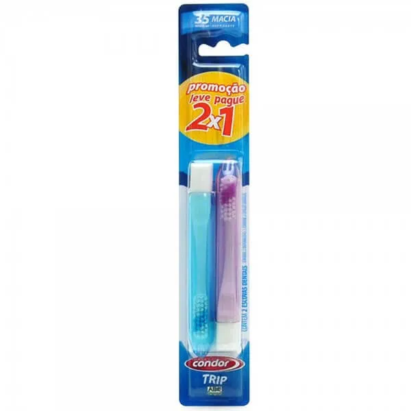 Escova Dental Trip Condor Leve 2 Pague 1