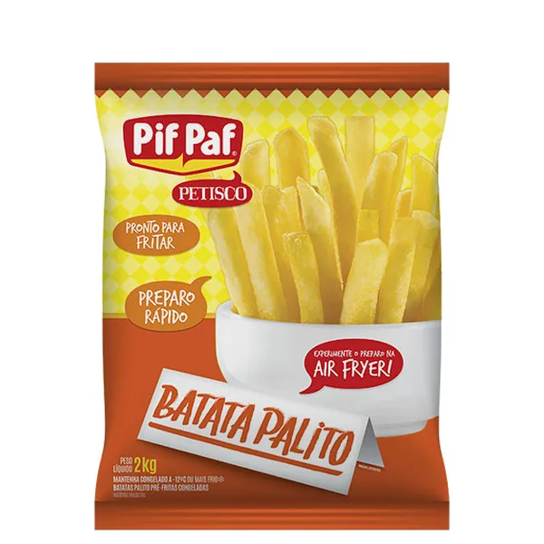Batata Pré Frita Pif Paf Pacote 2kg