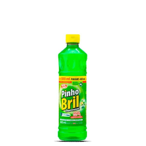 Desinfetante Pinho Bril Limão Leve 500ml Pague 450ml