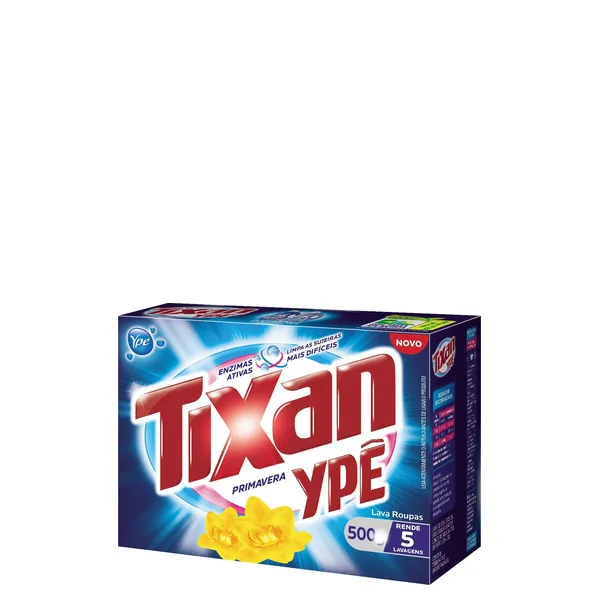 Detergente em Pó Primavera Tixan 500gr