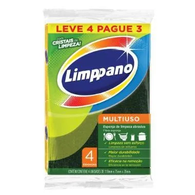 Esponja Multiuso Limppano Leve 4 Pague 3