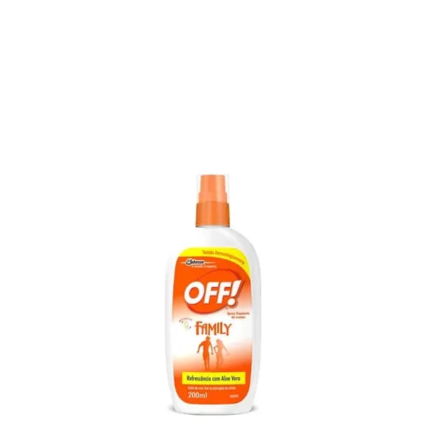 Inseticida Repelente em Spray Family com Aloe Vera OFF 200ml