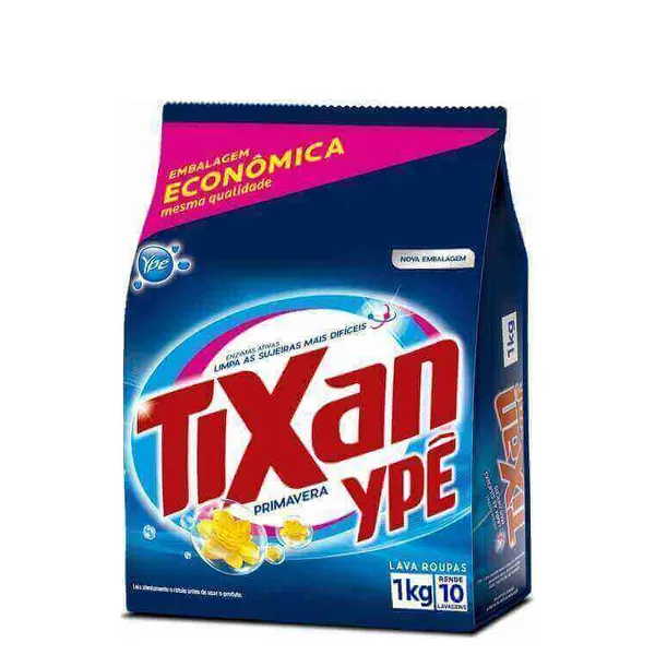 Detergente em Pó Primavera Tixan Pacote 1,7 Kg