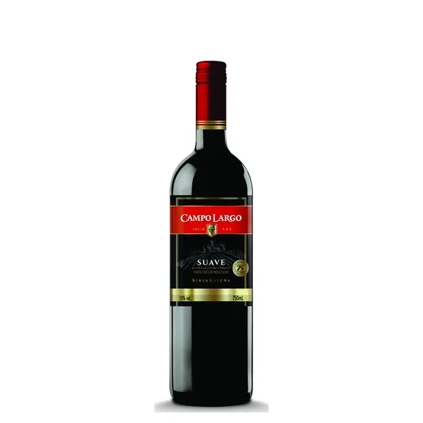 Vinho Tinto Suave Campo Largo Garrafa 750ml