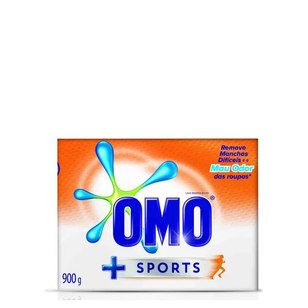 Detergente em Pó Omo Sports 900gr