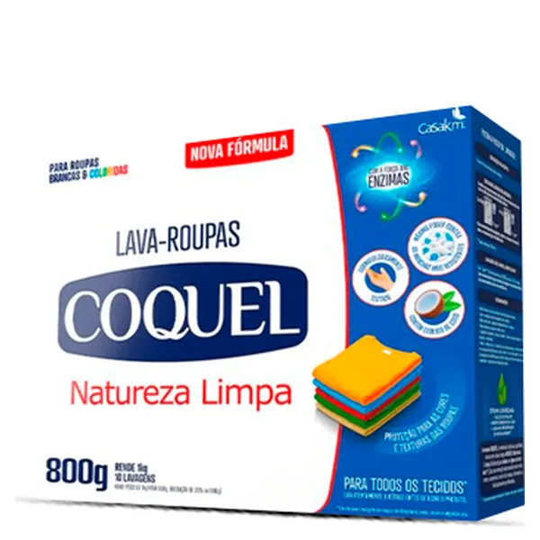 Lava Roupa Natureza Limpa Coquel 800KG