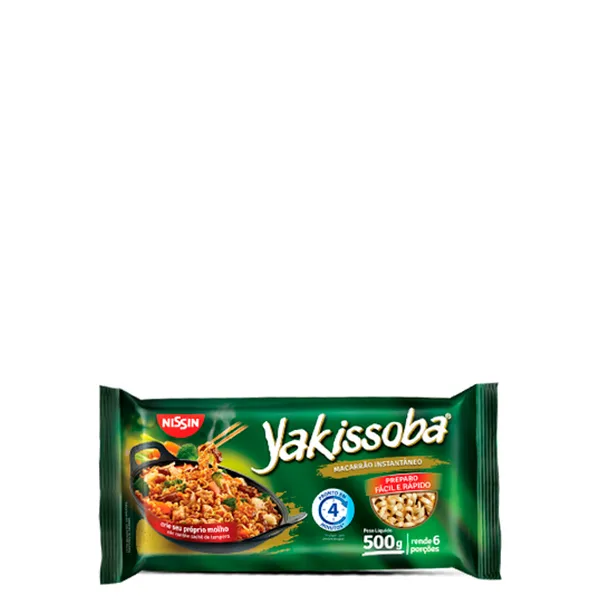 Macarrão Instantâneo Yakissoba Nissin 500g