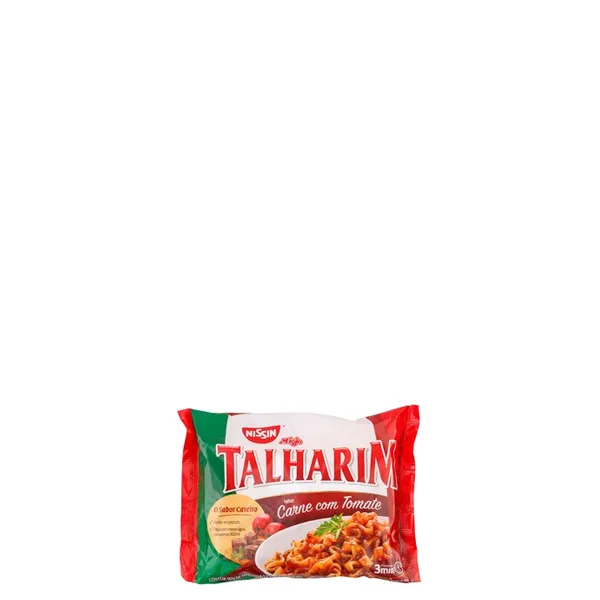 Macarrão Instantâneo sabor Talharim Carne e Tomate Nissin Lámen 99gr