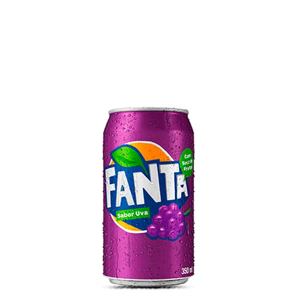 Refrigerante Fanta Uva Lata 350ml