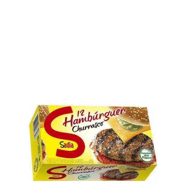 Hamburguer Sadia Sabor Churrrasco 672g