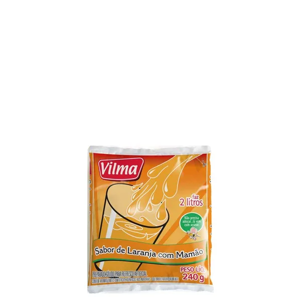 Refresco Em Pó Vilma Limão 240g