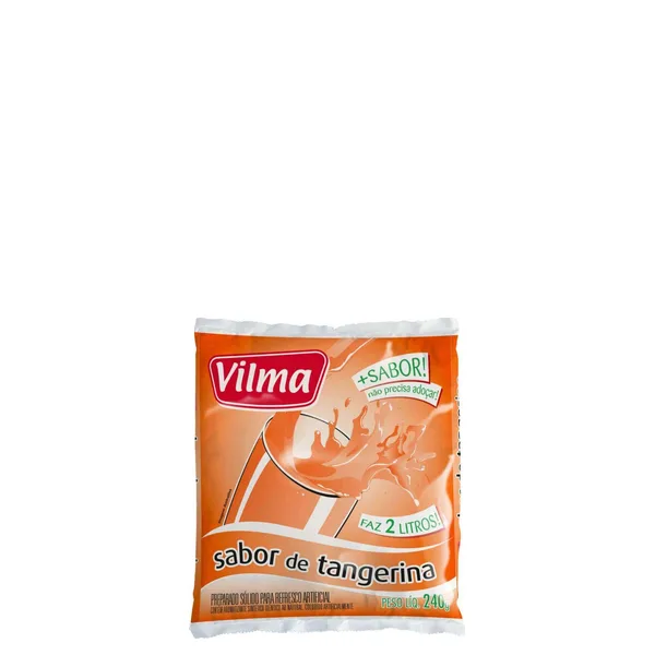 Refresco Em Pó Vilma Tangerina 240g