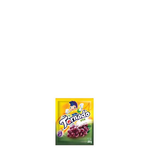 Refresco Em Pó Tornado Uva 20g
