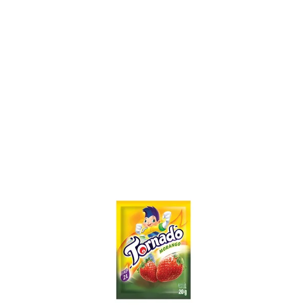 Refresco Em Pó Tornado Morango 20g