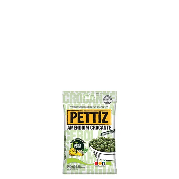Amendoim Pettiz Cebola e Salsa 150g