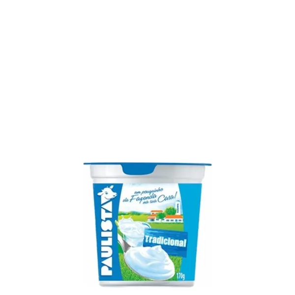 Iogurte Paulista Natural Integral 170g