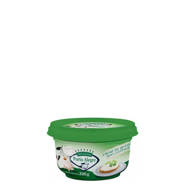 Creme de Queijo Cottage Porto Alegre Pote 200gr